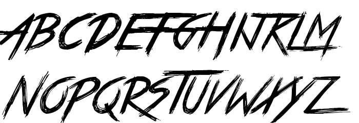 True Lies Font LOWERCASE