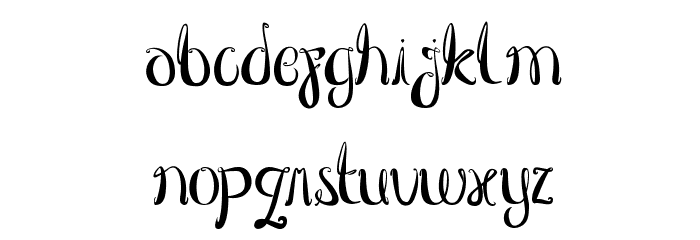 True Love Font LOWERCASE