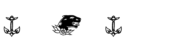 True Man Tattoos Font