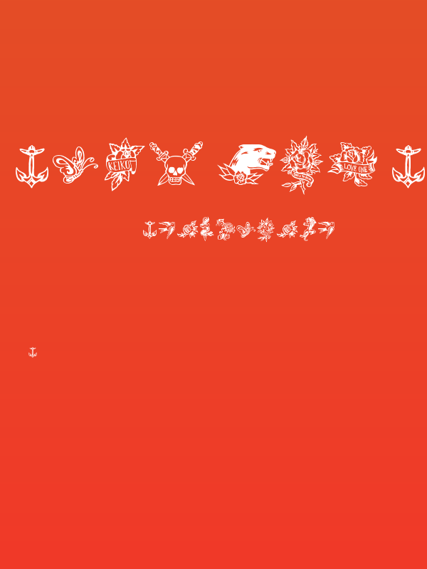 True Man Tattoos Poster