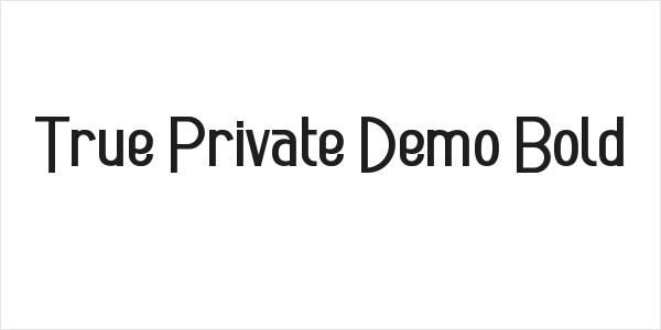 True Private Demo Bold Logo