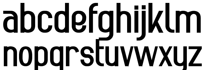 True Private Demo Bold Font LOWERCASE