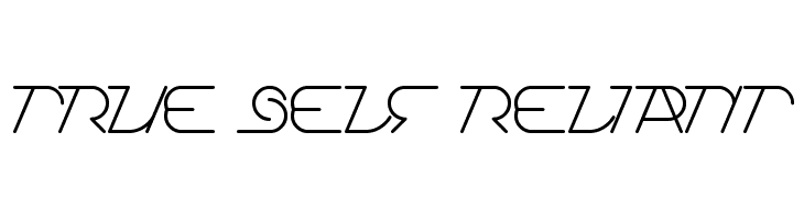 True Self Reliant لخطوط تنزيل