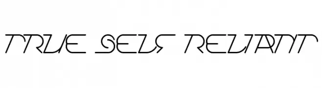 True Self Reliant 
