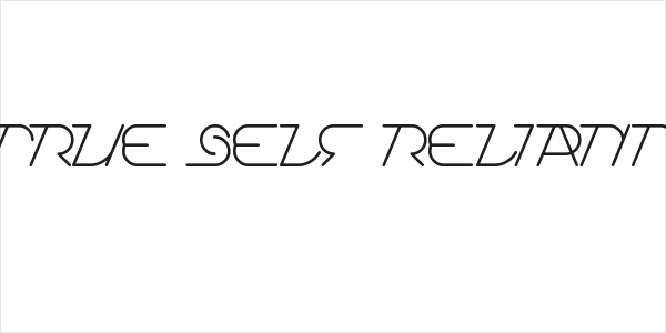 True Self Reliant Logo