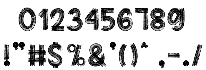 True South Font OTHER CHARS