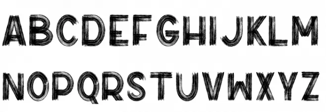 True South Caratteri MINUSCOLO