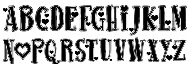 True Stories Schriftart Groß