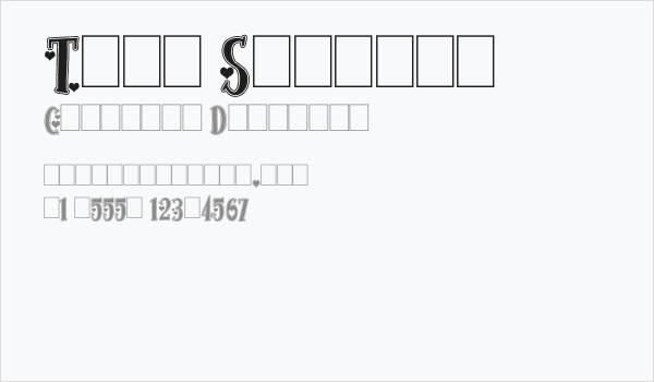 True Stories Business Card