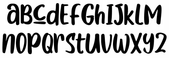True Way Schriftart Groß