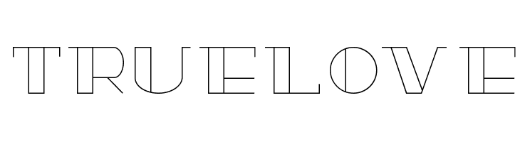 TrueLove  font caratteri gratis