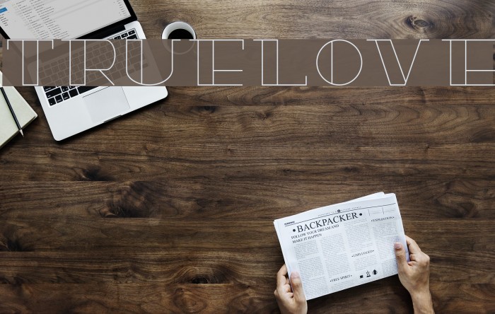 TrueLove Font examples