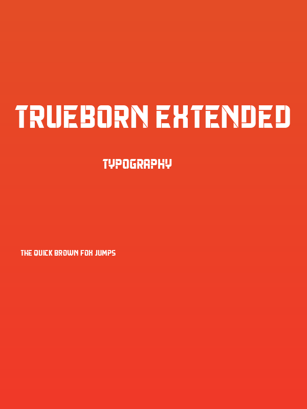 Trueborn Extended Poster