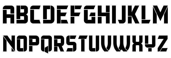 Trueborn Extended Font LOWERCASE