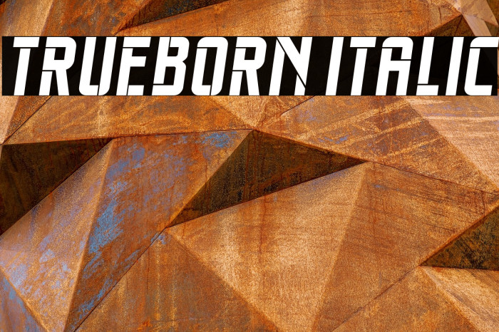 Trueborn Italic Example 2