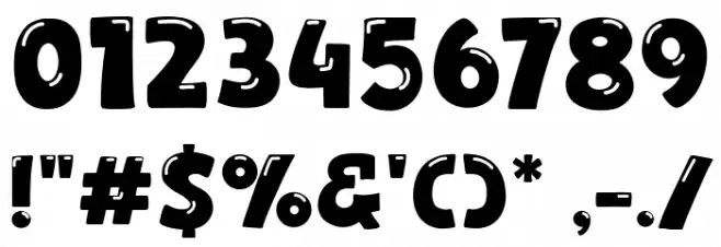 Truecat Font OTHER CHARS