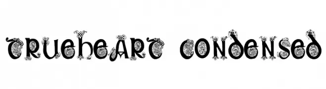 Trueheart Condensed  Free Fonts Download