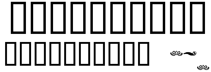 Trueheart Condensed Шрифта ДРУГИЕ символов