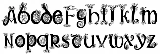 Trueheart Condensed Schriftart Groß