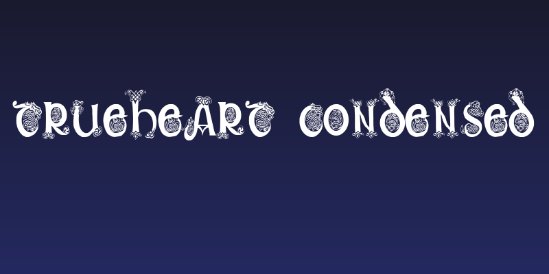 Trueheart Condensed Social Header