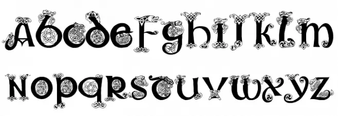 Trueheart Caratteri MINUSCOLO