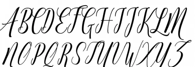 Truelike Schriftart Groß