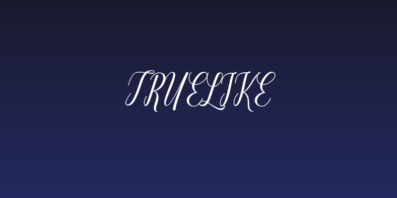Truelike Social Header