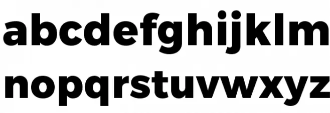 Trueno ExtraBold フォント 小文字