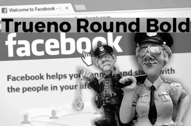 Trueno Round Bold خط examples
