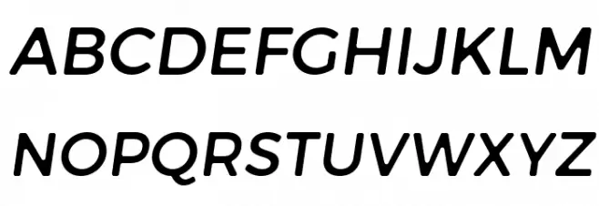 Trueno Round Italic Шрифта ВЕРХНИЙ
