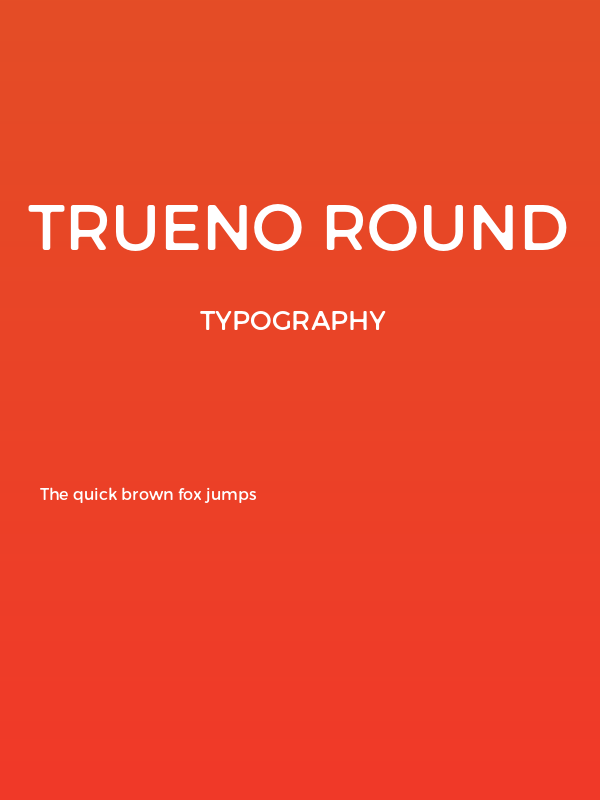 Trueno Round Poster