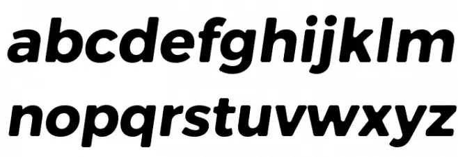 Trueno Rounnd Bold Italic