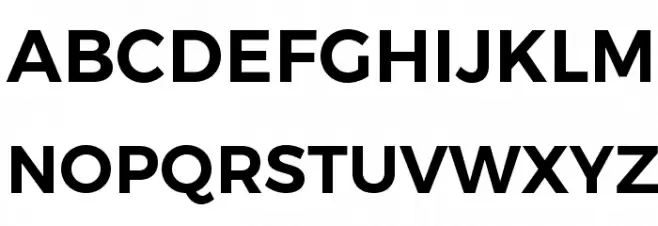 Trueno SemiBold Шрифта ВЕРХНИЙ