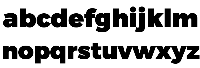 Trueno UltraBlack Font LOWERCASE