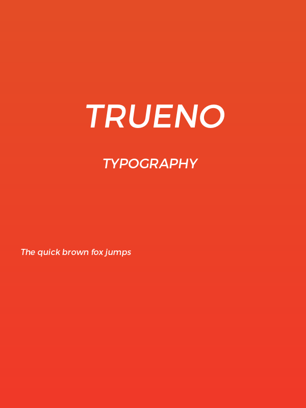 Trueno Poster