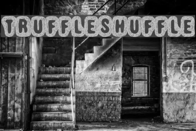 Truffle-Shuffle Font examples
