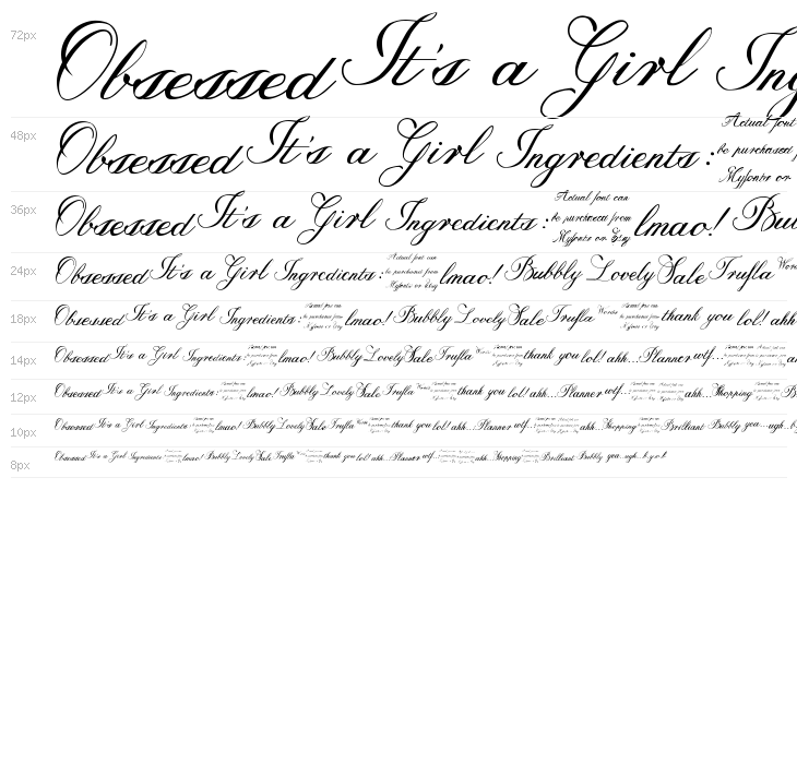 Trufla Words Waterfall