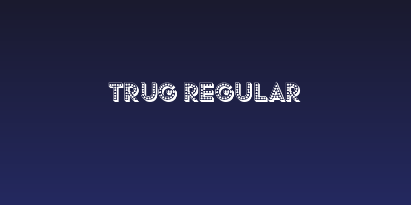 Trug Regular Social Header