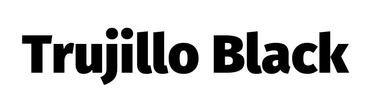 Trujillo Black  Descarca Fonturi Gratis