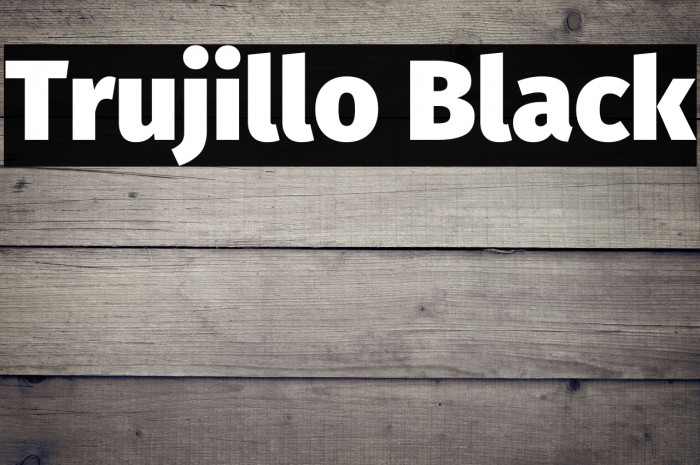 Trujillo Black Example 2