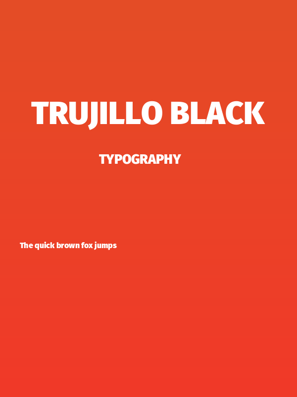 Trujillo Black Poster