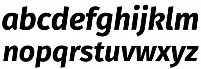 Trujillo Bold Italic फ़ॉन्ट लोअरकेस