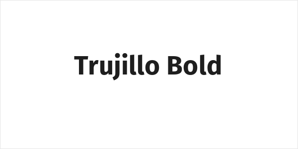 Trujillo Bold Logo