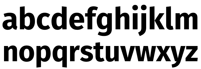 Trujillo Bold Font LOWERCASE