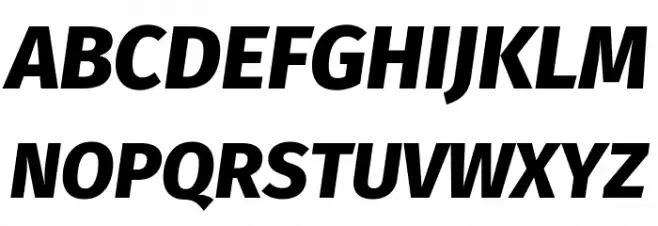 Trujillo ExtraBold Italic Fonte MAIÚSCULAS