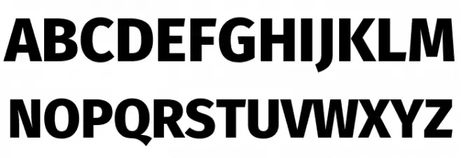 Trujillo ExtraBold Schriftart Groß