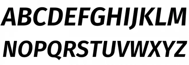 Trujillo SemiBold Italic Polices MAJUSCULES