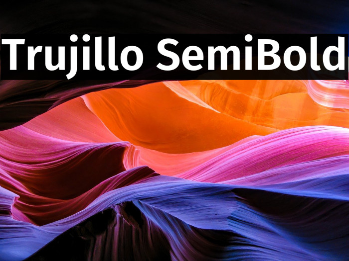 Trujillo SemiBold Example 3