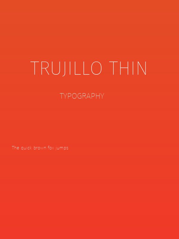 Trujillo Thin Poster