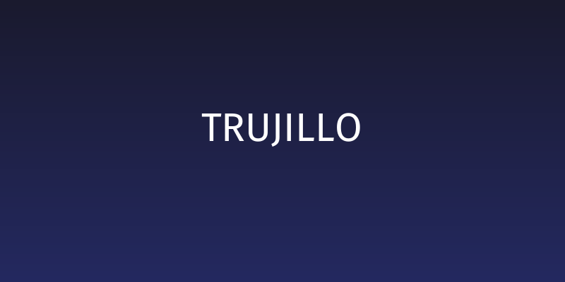 Trujillo Social Header